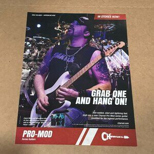 Mike Orlando of Adrenaline Mob - Charvel Guitars - 2014 Print Ad